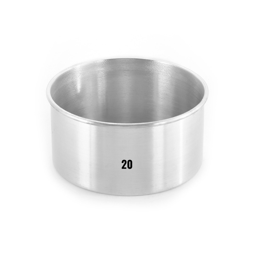 Assadeira Forma Bolo REDONDA ALTA 20 X 10 cm Alumínio - E62-1 em Oferta na Shopee