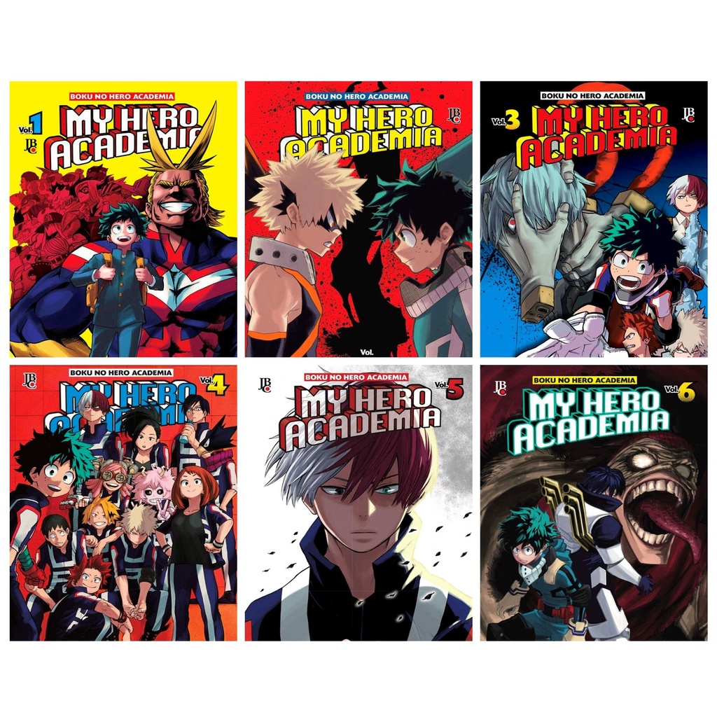 Kit Mangá My Hero Academia (boku No Hero!!) Volumes 1 Ao 5