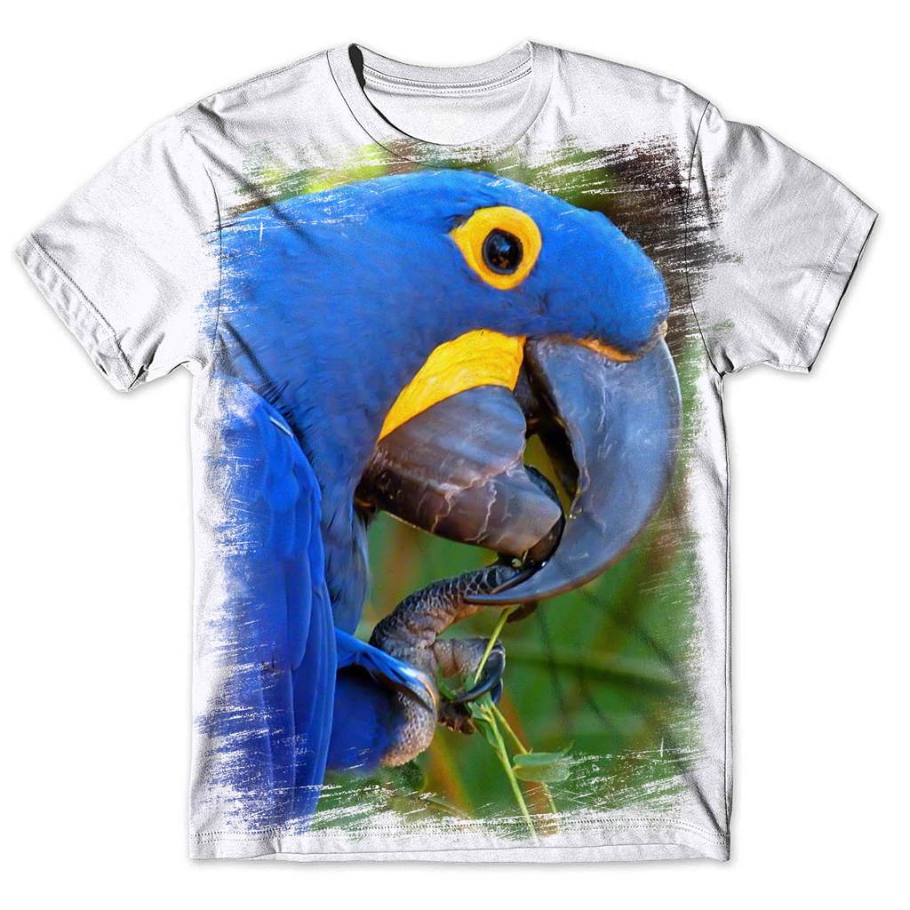 Camisa Camiseta Masculina Ave Pássaro Arara 6