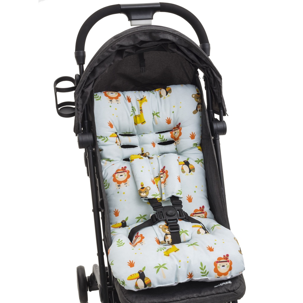Colchonete Para Todos Os Carrinho Almofadado - SAFARI JOLI em Oferta na Shopee