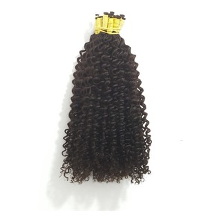 Cabelo Humano Cacheado A Vapor P/mega Hair 60 A 65cm 50 Gr
