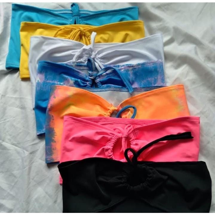 Top Cropped Amarração em Oferta na Shopee