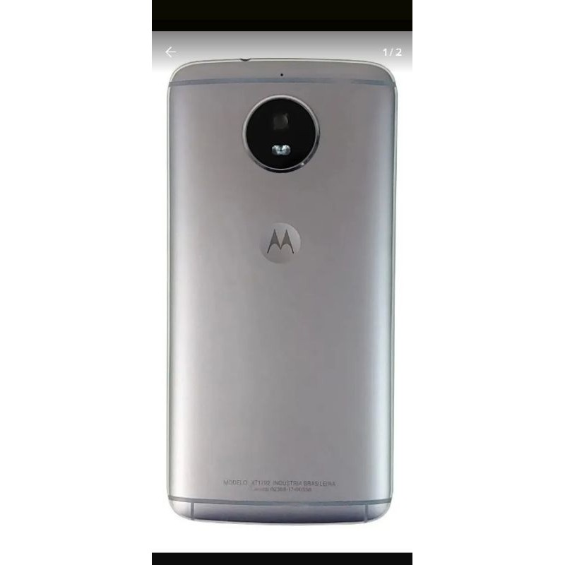 Carcaça Tampa Traseira Moto G5s Xt1792 Com Lente Original