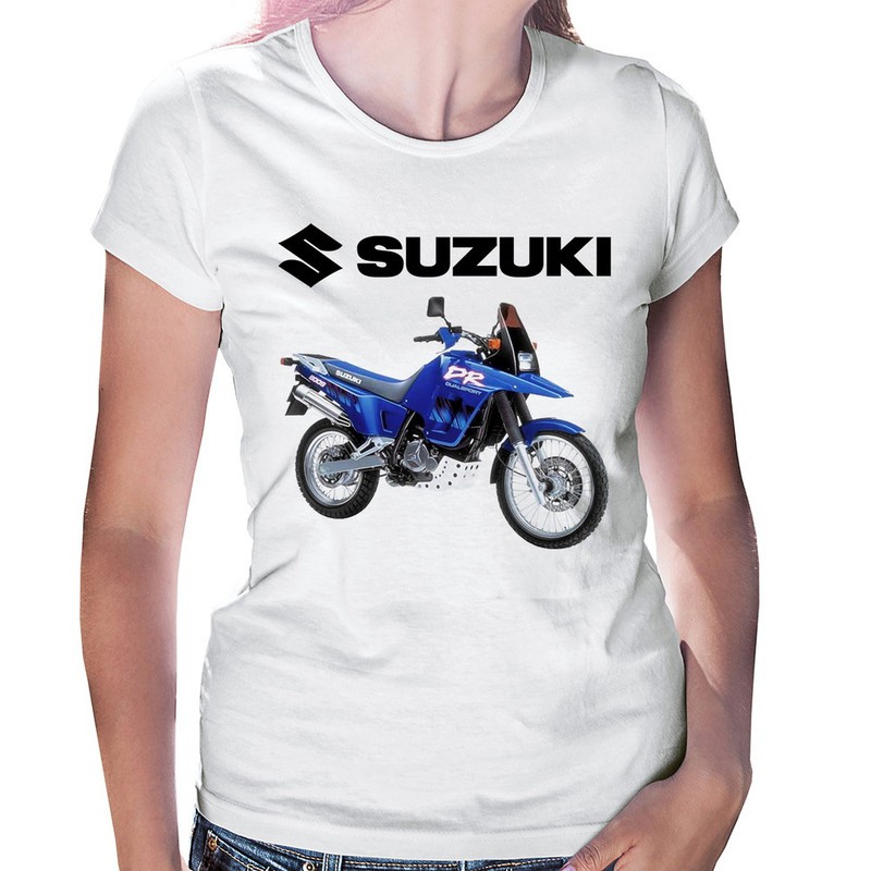 Baby Look Moto Suzuki DR 800 S Azul