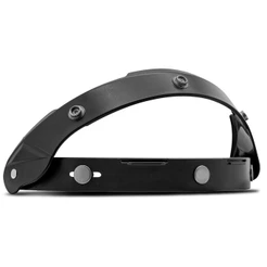 Flip Up Capacetes Custom Etceter Viseira Bubble Bolha Preto