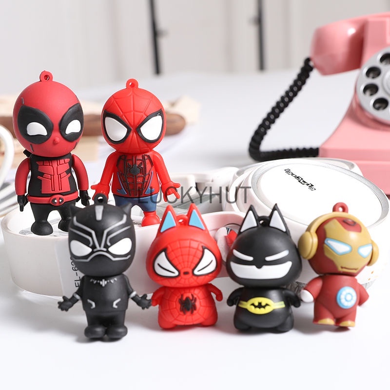 Pendrive Pantera Preta Do Homem-Aranha Desenho Animado 1GB 32 16 8GB 64GB 128GB Pen Drive USB 2.0