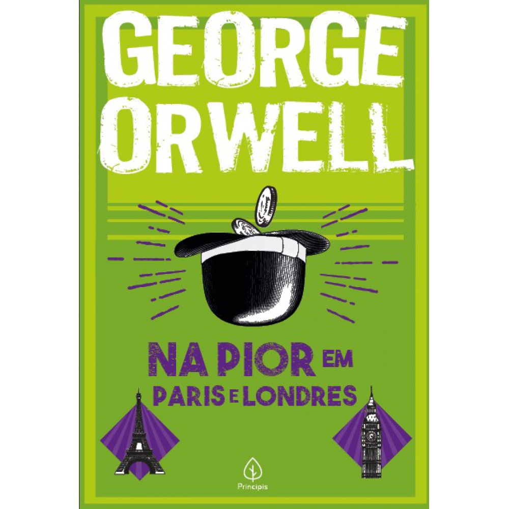 Livro - Na pior em Paris e Londres - Capa comum - Principis
