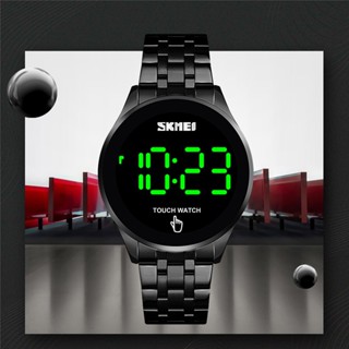 Relógio Skmei Masculino Esportivo Com Pulseira De Aço Verde Com Led À Prova D 'Água em Oferta na Shopee