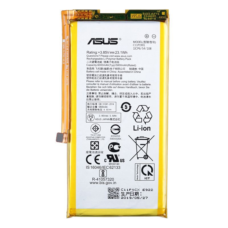 Batterie Asus ROG Phone 2 C11P1901 6000 MAh - Neuf Originale Avec Outils - Remplacement Interne
