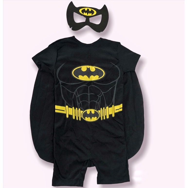 Fantasias Temática Batman Preto Infantil Masculina Heróis Barato Menino  Promoção Máscara | Shopee Brasil