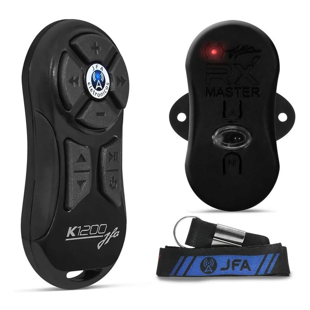 Controle Remoto Universal Longa Distância JFA K1200 Preto 1200 Metros