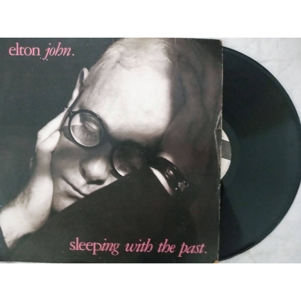 LP - Elton John - Sleeping With the past - 1989 | Shopee Brasil