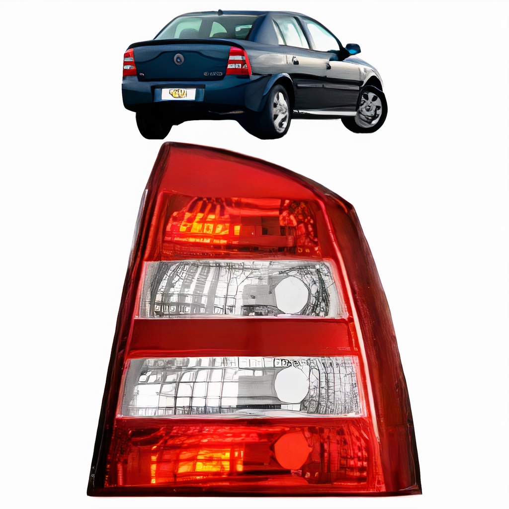 Lanterna Traseira Astra Sedan Cristal 03 a 12 LD