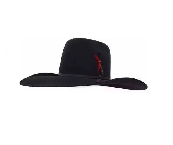 Chapéu Pralana Champion Biplay Li Preto Country Aba 13