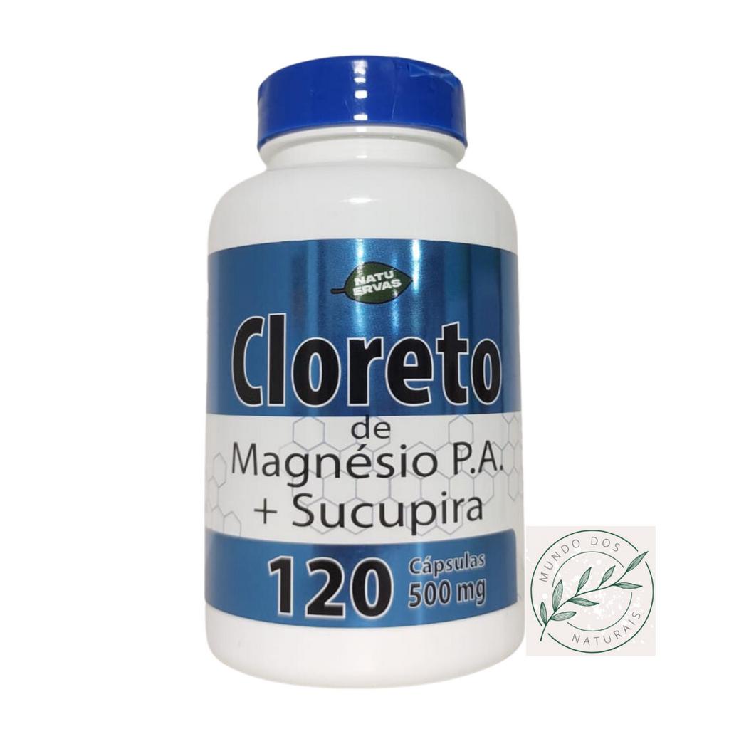 cloreto de magnésio pa com sucupira 120 capsulas de 500 mg