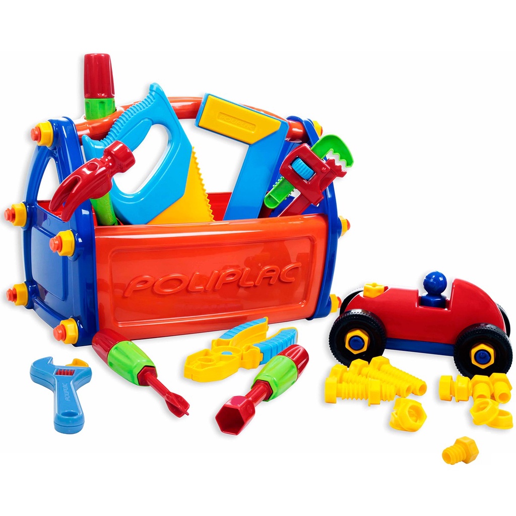 Caixa de Ferramentas Infantil Didática - Poliplac