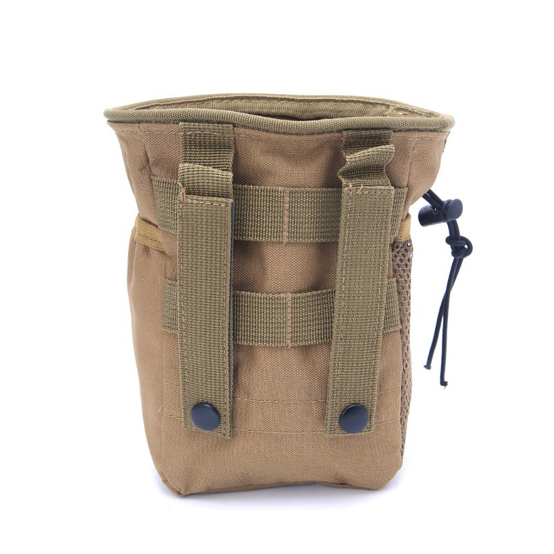 Shoresu Outdooer Utility Pouch Bag Airsoft Military Molle Belt Tactical Dump Drop Bag Black 