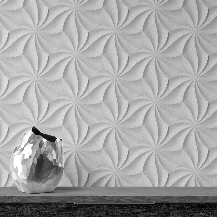 Papel De Parede Efeito Gesso 3D Geométrico Adesivo Autocolante em Oferta na Shopee