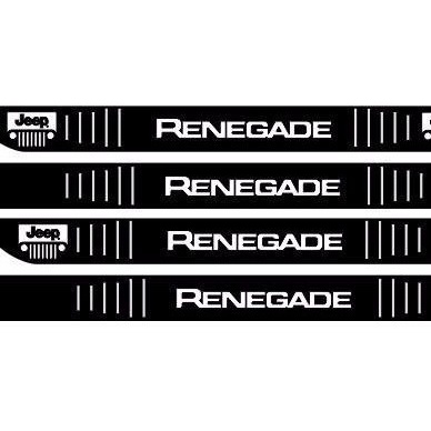 Adesivo Protetor Soleira Carro Jeep Renegade M2 Tuning Top