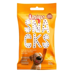 Snack Quatree Bifinho Para Cães Sabor Frango - 60g