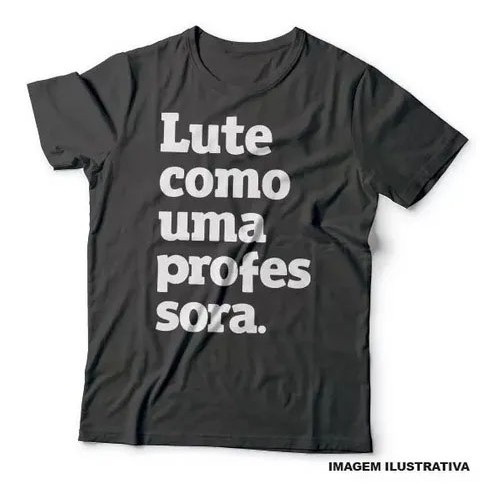 Camiseta Baby Look Lute Como Uma Professora Shopee Brasil