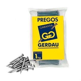 Prego Polido com Cabeça 18X27 1kg - Gerdau em Oferta na Shopee