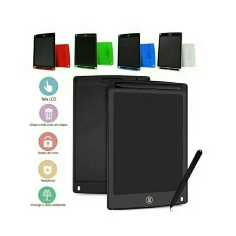 Lousa Digital LCD 10 Interativa Infantil Desenhar e Escrever Tablet - envio IMEDIATO