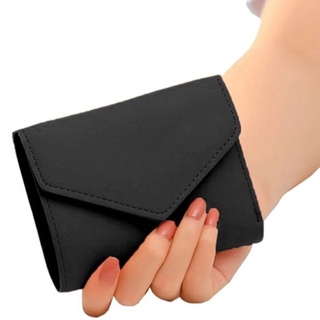 Promoção Carteira Feminina de Couro Porta Cartao Preta Envio Imediato Pequena Documentos