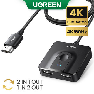 Ugreen Adaptador Switcher Hdmi 2 Em 1 4k (Com Cabo) em Oferta na Shopee