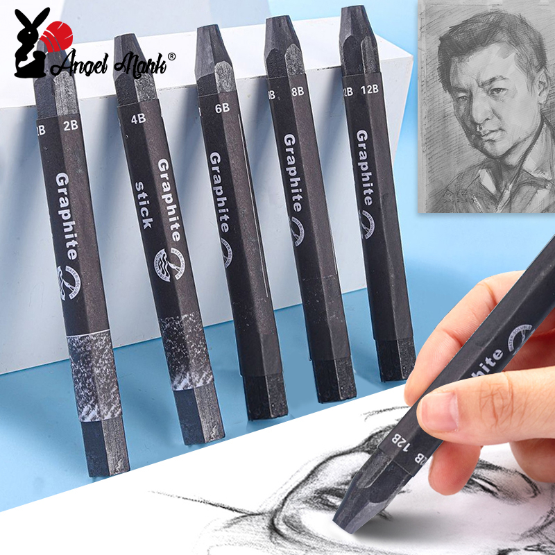 Anjo Marca Dedeepraise Solúvel Em Água Haste De Grafite Lápis Esboçar Sombreamento Pintura Caneta Materiais De Arte