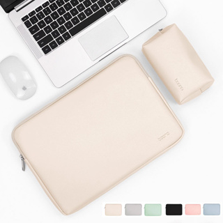 Capa De Couro Simples E Macia Baona Bolsa Para Laptop À Prova D'água iPad Macbook Air Pro 11/12/13/14/15.6 Polegadas em Oferta na Shopee