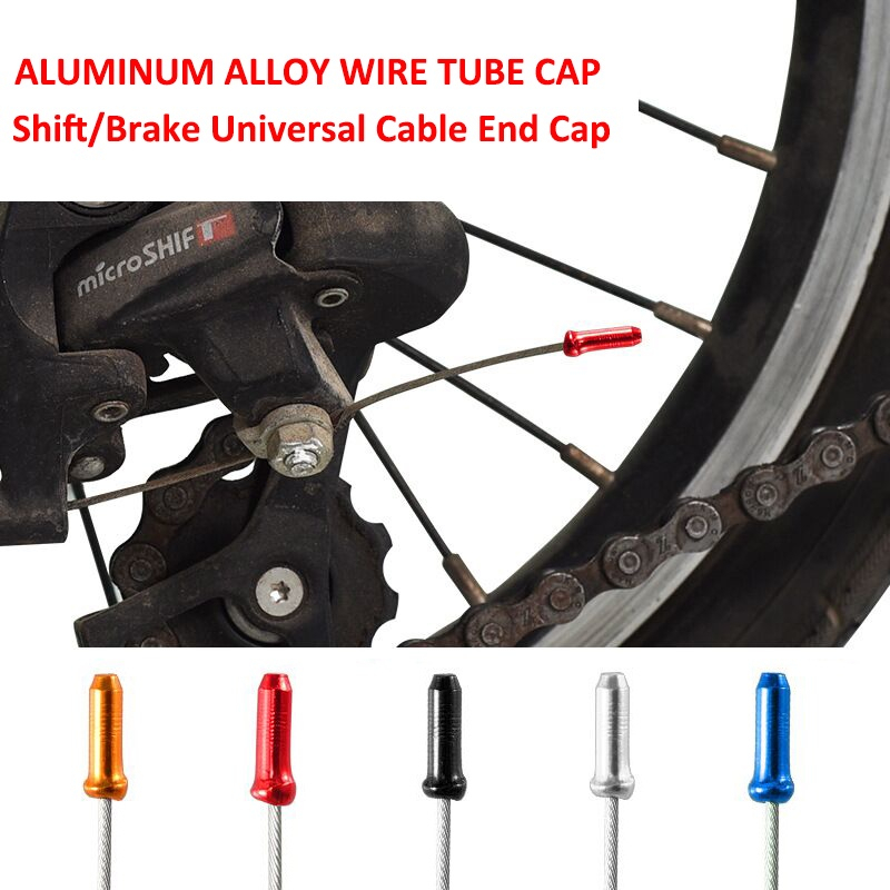 50pcs Outdoor cycling parts for bike Brake Wire Line Core Cap Gear Shift Brake Parts
