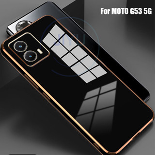 Caixa Macia Motorola Moto G53 G73 G23 G13 G30 G20 G10 G60 G60s G22 G42 G52 G32 Cubo De Borracha Com Bordas Retas De Silicone Para Telefone