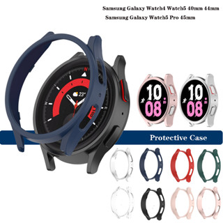 Para Samsung Galaxy Watch 4 5 40mm 44mm Rígido PC Cobertura Da Caixa Protetora Do Pára-Choque Protetor Carcaça Watch5 pro 45mm