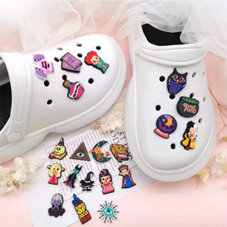 Novo Estilo De Sapatos De Encanto Para Croc Witch Theme Series Funny Jibtz PVC Acessórios