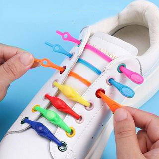 Cadarço de sapato sem amarrar Cadarços elásticos de nova cor podem ser usados ​​para decorar sapatos fivela de cadarço anti-queda cadarços acessórios de sapato unissex