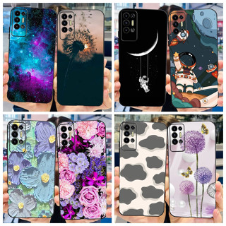 Caixa Tecno Pova 2 LE7 LE7n Macia Espaço Luxo Astronauta Flor Pintada À Prova De Choque Pova2 Shell