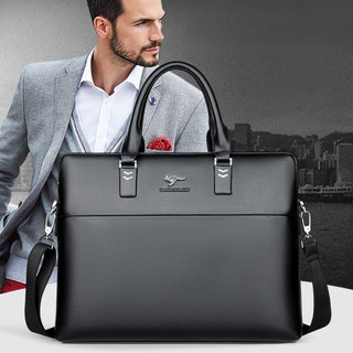 Pasta Maleta Executiva Couro Masculina Notebook / Bolsa De Couro Bolsa De Computador De Negócios