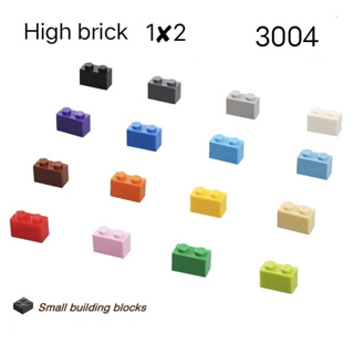 Blocos de construção de partículas pequenas 1x2 tijolo grosso DlY peças peças MOC compatíveis com 3004 brinquedos educat em Oferta na Shopee