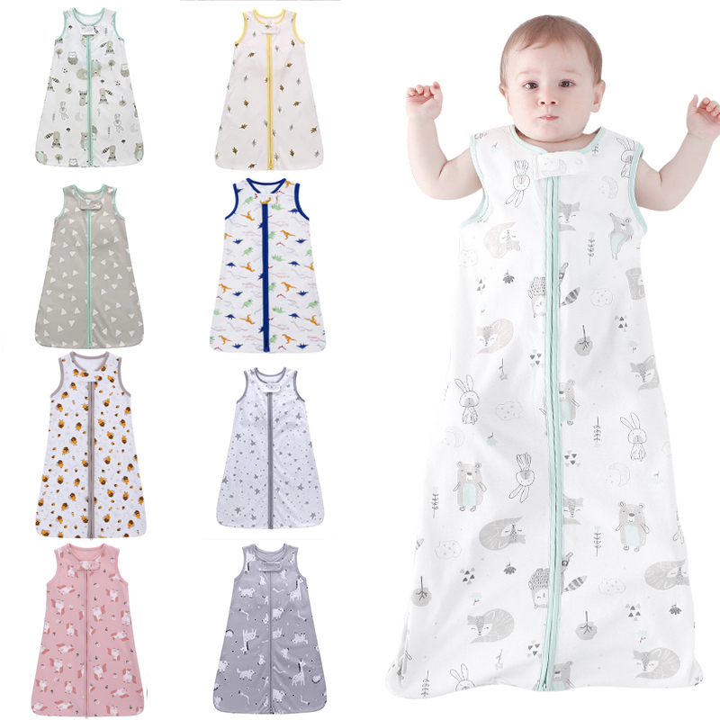 Saco De Dormir De 2 Vias Com Zíper Para Bebês Algodão Respirável De Colo Crianças em Oferta na Shopee