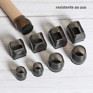 Cadeira De Mesa Cobertura da perna de cobertura da cadeira da mesa preta Com Absorção De Som Almofada De Capa De Pernas em Oferta na Shopee