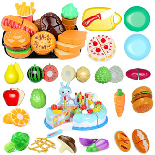 Brinquedos Educativos Infantis Simulação De Frutas Fingir Papel
