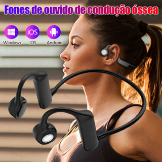 Fone De Ouvido Bone Conduction Bluetooth 5.0/Headset/Redução De Ruído/Sem Fio/Protege A Orelha/À Prova D
