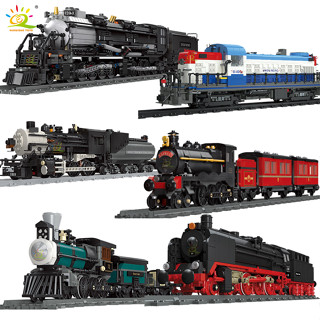 Simulação De Blocos De Locomotiva A Vapor Construção De Brinquedos Pequenas Partículas Montadas Interação Pai-Filho Educativos Para Crianças Do Menino