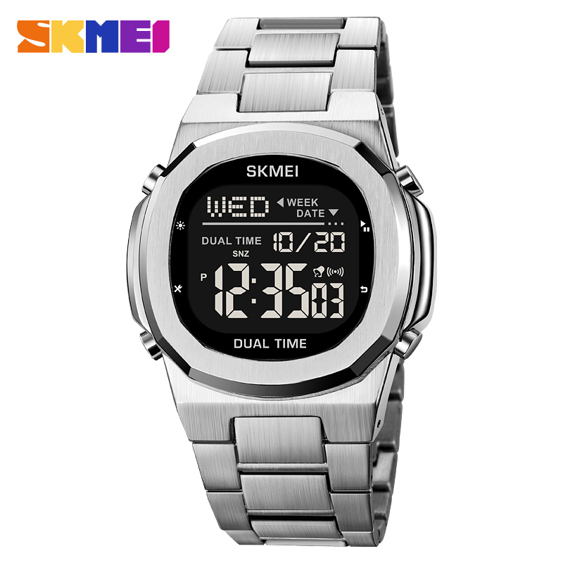 SKMEI Relógio Oficial 2004 original De Exibição Única Eletrônico À Prova D'água Relógios De Tendência Comercial De Moda Homem - Watches