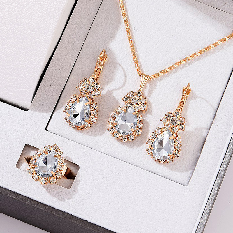 Colar De Liga Conjunto De Brincos 002 em Oferta na Shopee