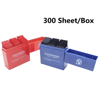 300pcs Dental Blue , Tiras De Mordida Vermelha Material Branqueador Oral 55 * 18mm Ferramentas Odontológicas