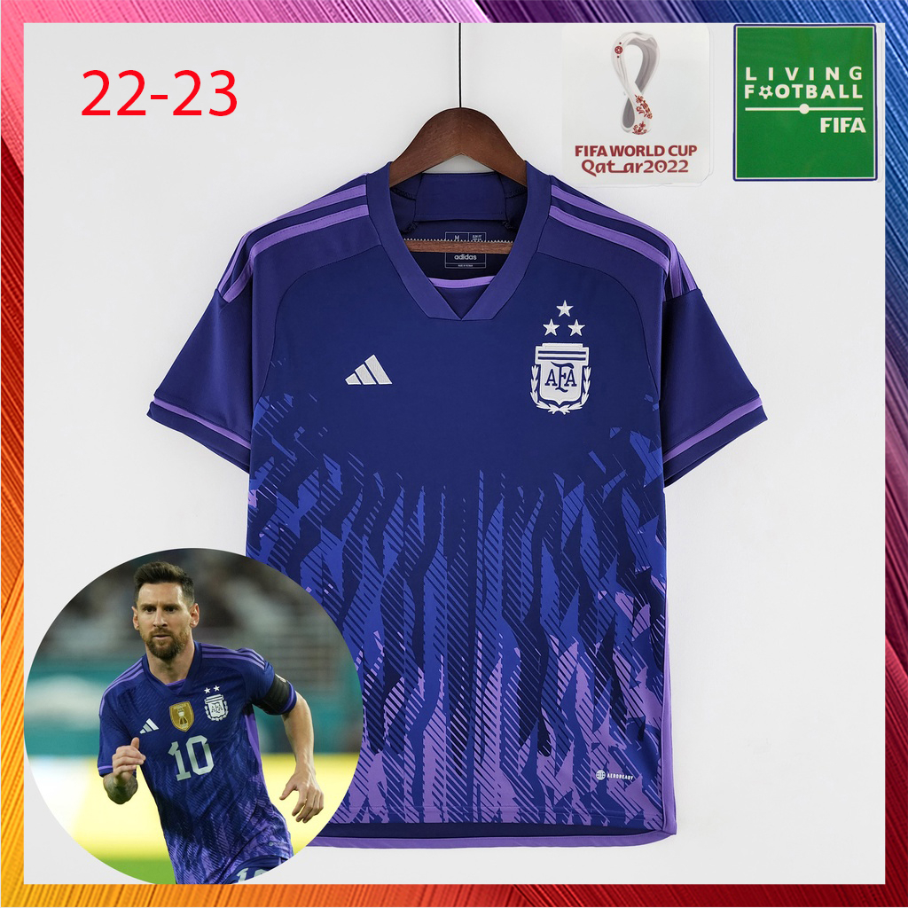 2022 Argentina - Messi home and away kits (crest 2 stars) - ADMC LLC