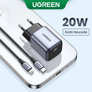 Carregador UGREEN 20W GaN PD Rápido USB Tipo C PD3.0 QC3.0 Carregamento Para iPhone 14 13 12 11