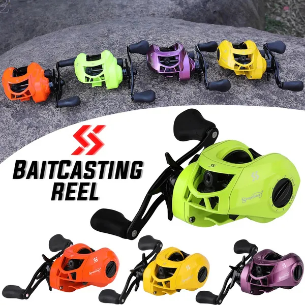 Carretilha de Pesca Sougayilang 17+ 1 Ball Bearings High Speed 7.1: 1 Gear Ratio Max Drag 10kg em Oferta na Shopee